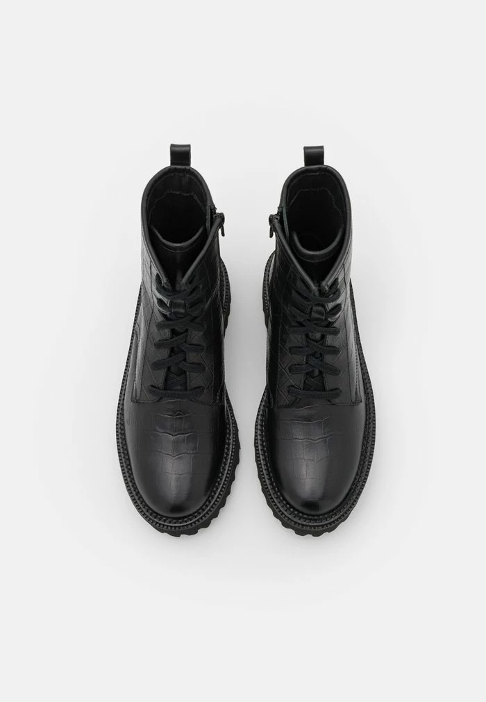 Remise 😀 Zign Bottines à Plateau - Black ✨ 6 Remise 😀 Zign Bottines à Plateau - Black ✨ – Image 6