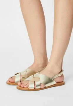 Bon marché 😀 Zign LEATHER - 🩴 Sandales - Gold 🔥