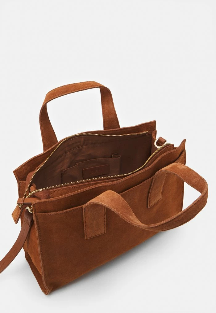 Promo 🧨 Zign LEATHER - Sac à Main - Cognac 👏 3 Promo 🧨 Zign LEATHER - Sac à Main - Cognac 👏 – Image 3