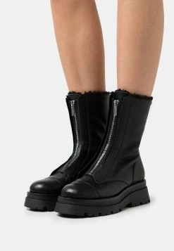 Sortie ✨ Zign LEATHER - Bottes De Neige - Black ⌛