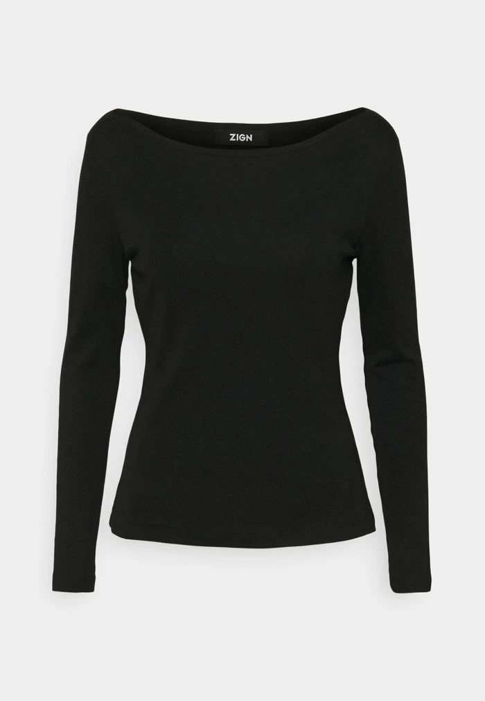 Meilleur prix 🎁 Zign T-shirt à Manches Longues - Black 😀 5 Meilleur prix 🎁 Zign T-shirt à Manches Longues - Black 😀 – Image 5