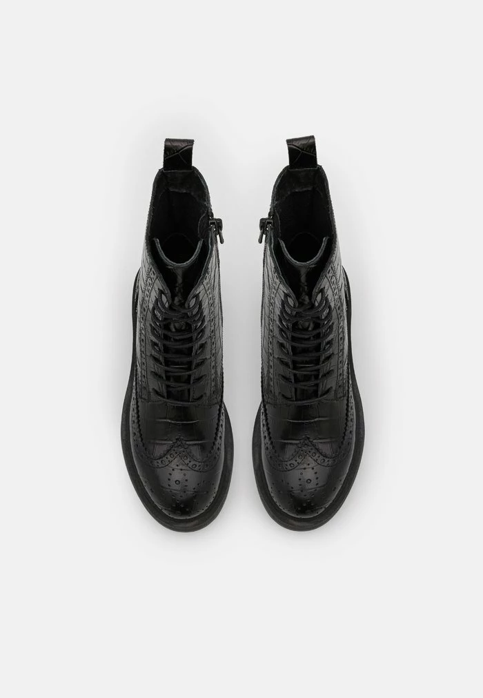 Offres 🎉 Zign LEATHER - Bottines à Plateau - Black 🌟 6 Offres 🎉 Zign LEATHER - Bottines à Plateau - Black 🌟 – Image 6