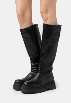 Bon marché 🔥 Zign Bottes à Plateau - Black 👍
