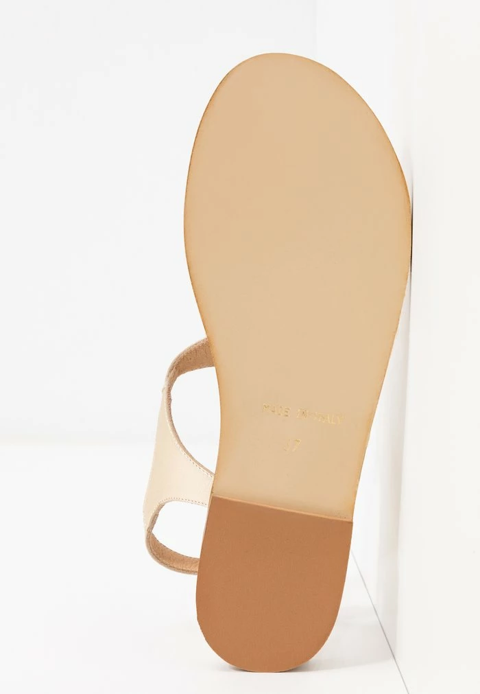 Budget 🤩 Zign LEATHER - Tongs - Gold 🧨 7 Budget 🤩 Zign LEATHER - Tongs - Gold 🧨 – Image 7