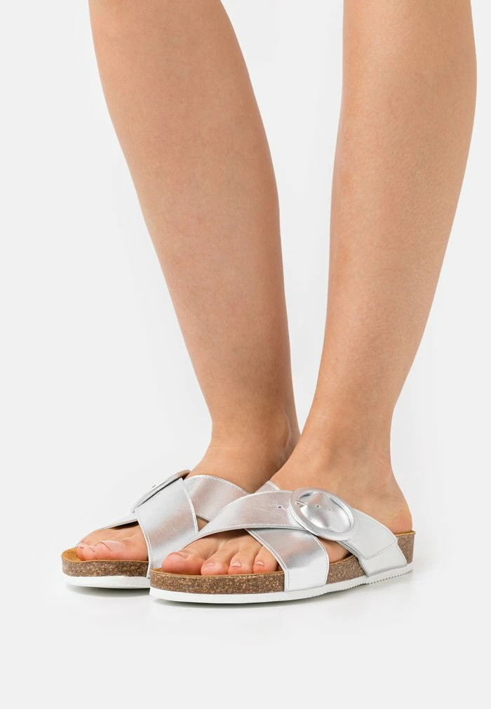 Remise 🎁 Zign Mules - Silver 😀 1 Remise 🎁 Zign Mules - Silver 😀