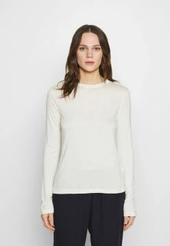 Budget 🔔 Zign SILK BLEND Longsleeve - T-shirt à Manches Longues - Off-white 🎉