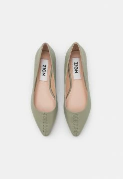 Meilleure affaire 🎉 Zign Ballerines - Khaki ⌛ -Pas Cher Zign Boutique d47efd1e6fbf423099b50b34d524ac5a