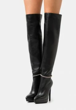 Nouveau 🧨 Zign LEATHER - Bottes à Talons Hauts - Black ❤️