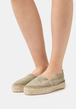 Nouveau ✨ Zign LEATHER - Espadrilles - Khaki ✔️