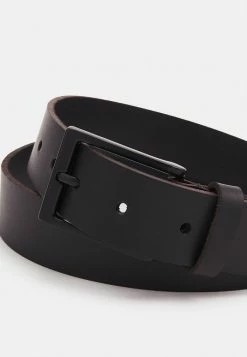 Budget 🌟 Zign LEATHER UNISEX - Ceinture - Black ⌛ -Pas Cher Zign Boutique d76e9ad52f9b41d09f0d3d69364d2d21