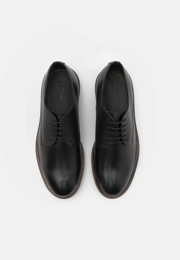 Vente flash 👍 Zign LEATHER - Derbies - Black ✨ 7 Vente flash 👍 Zign LEATHER - Derbies - Black ✨ – Image 7