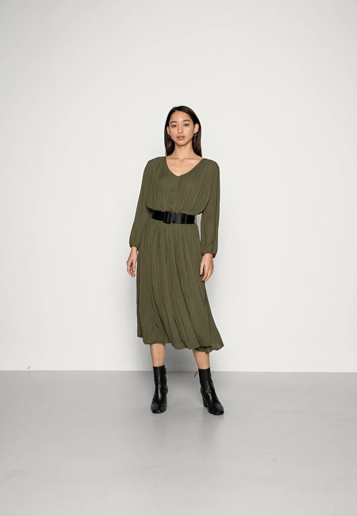 Le moins cher 💯 REDEZIGN - Robe De Jour - Olive ❤️ 1 Le moins cher 💯 REDEZIGN - Robe De Jour - Olive ❤️