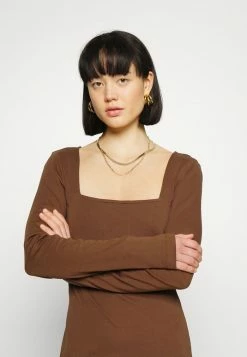 Nouveau 😍 REDEZIGN - Robe Longue - Dark Brown 💯 -Pas Cher Zign Boutique d9bc221846404bab9b42d109152419c8