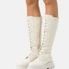 Le moins cher 🔔 Zign Bottes à Plateau - Offwhite 🤩