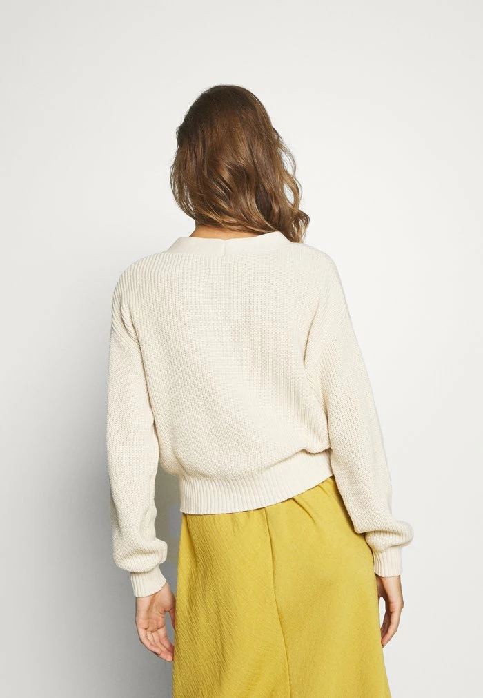 Budget 🎁 Zign UNDYED COTTON CARDIGAN - Gilet - Beige 👏 3 Budget 🎁 Zign UNDYED COTTON CARDIGAN - Gilet - Beige 👏 – Image 3