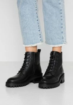 Coupon ⭐ Zign Bottines à Lacets - Black 😍