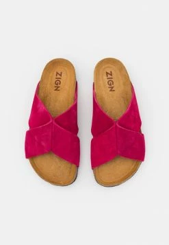Sortie 💯 Zign Mules - Berry 🛒 11 Sortie 💯 Zign Mules - Berry 🛒 -Pas Cher Zign Boutique e5141dcbe52544f3aeda7df57839a489