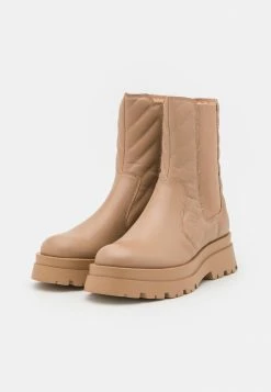 Bon marché 🔔 Zign LEATHER - Bottines à Plateau - Beige ✨ -Pas Cher Zign Boutique e573c3859084442492e2e9fe37a31873