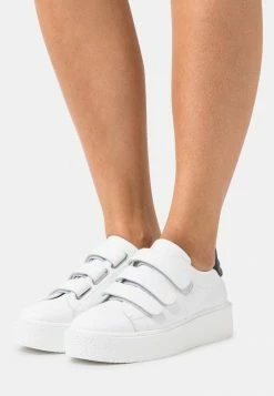 Sortie 🥰 Zign LEATHER - Baskets Basses - White/black 😉