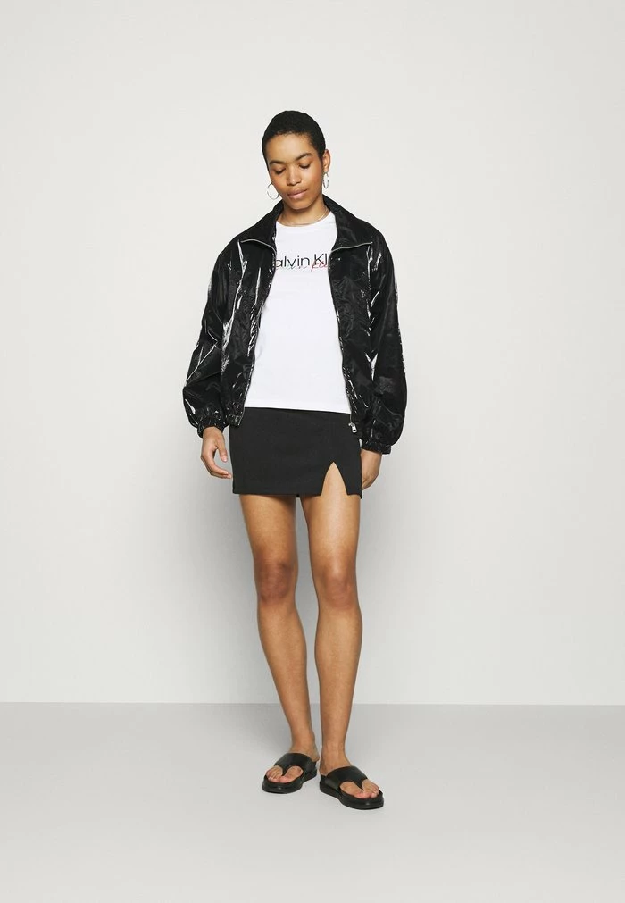 Grosses soldes 💯 Zign Mini Princess Seams 👗 Skirt High Waisted With Slit - Jupe Crayon - Black 💯 2 Grosses soldes 💯 Zign Mini Princess Seams 👗 Skirt High Waisted With Slit - Jupe Crayon - Black 💯 – Image 2