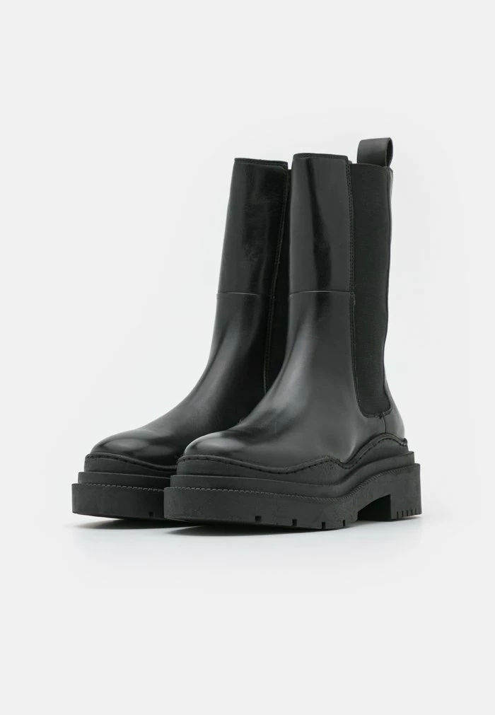 Bon marché 🌟 Zign LEATHER - Bottes à Plateau - Black 🎉 3 Bon marché 🌟 Zign LEATHER - Bottes à Plateau - Black 🎉 – Image 3