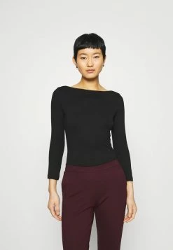 Grosses soldes 🎁 Zign PREMIUM 3/4 Sleeve - T-shirt à Manches Longues - Black 🛒