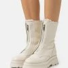 Nouveau 🌟 Zign LEATHER - Bottes De Neige - Off-white ❤️
