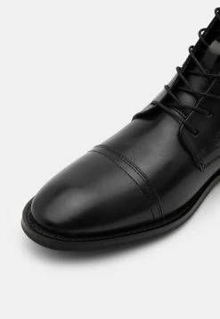 Meilleur prix 👏 Zign LEATHER - Bottines à Lacets - Black 🛒 -Pas Cher Zign Boutique ec6c51bea20747799777344d33bf2238