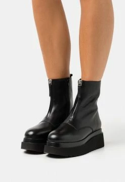 Nouveau 🛒 Zign Bottines à Plateau - Black 😉