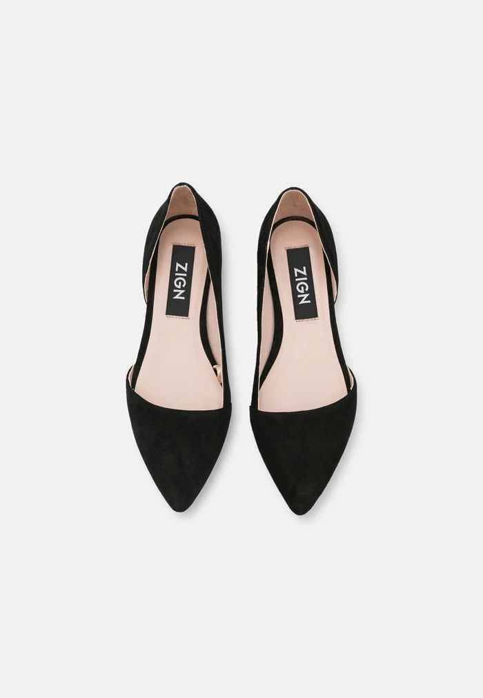Promo 🎁 Zign LEATHER - Ballerines - Black ✨ 6 Promo 🎁 Zign LEATHER - Ballerines - Black ✨ – Image 6