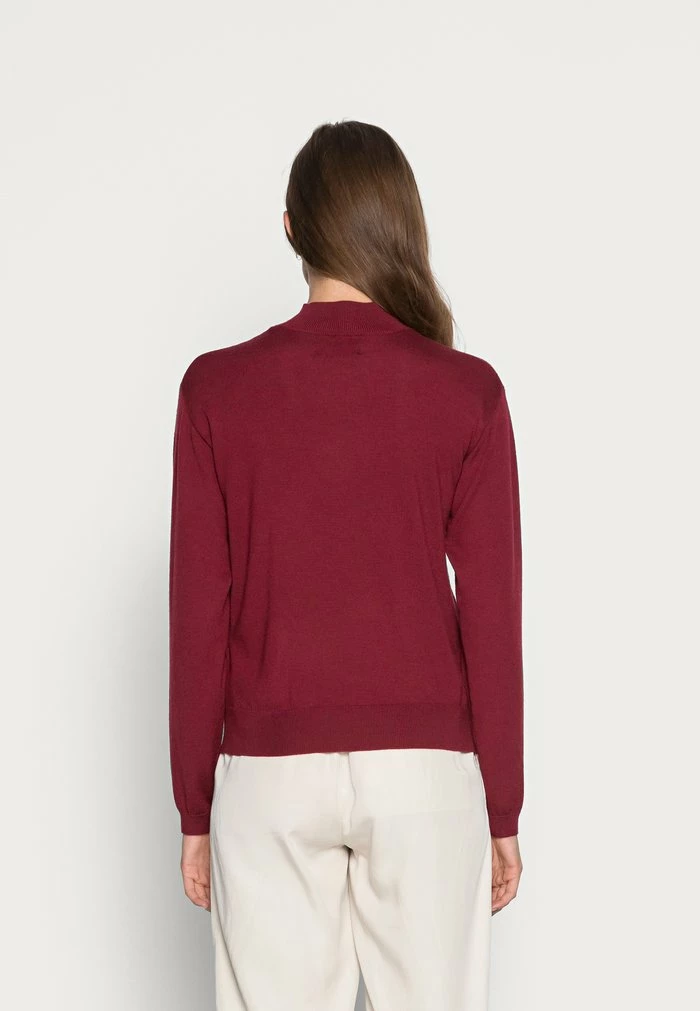 Grosses soldes ✨ Zign WOOL KNIT JUMPER - Pullover - Bordeaux 🤩 3 Grosses soldes ✨ Zign WOOL KNIT JUMPER - Pullover - Bordeaux 🤩 – Image 3