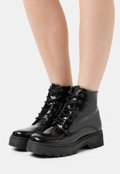 Meilleure vente 🌟 Zign Bottines à Lacets - Black 😀