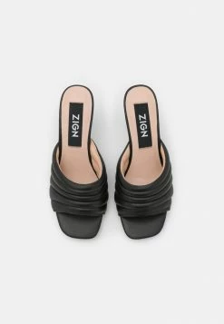 Coupon 😍 Zign Mules à Talons - Black 🥰 11 Coupon 😍 Zign Mules à Talons - Black 🥰 -Pas Cher Zign Boutique f21c8486492142ea8564c3348d70b978