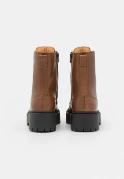 Sortie 💯 Zign Bottines à Plateau - Cognac 🎉 -Pas Cher Zign Boutique f535a3b8b4dc4a629d4de7474a147371