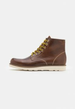 Offres 🎁 Zign LEATHER - Bottines à Lacets - Brown 🧨