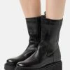 Meilleure vente 🛒 Zign Bottes à Plateau - Black 💯