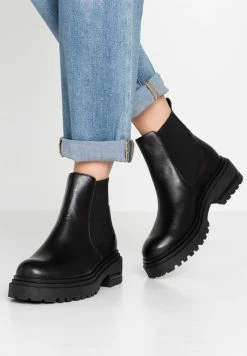 Budget 🎉 Zign Bottines à Plateau - Black ⌛